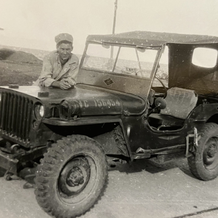 Photo of WWII veteran Damon Hawkins. (Image provided by Hawkins' son, Todd Hawkins)
